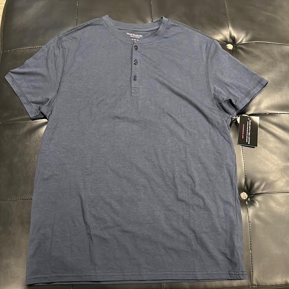 Mens Isaac Mizrahi Henley